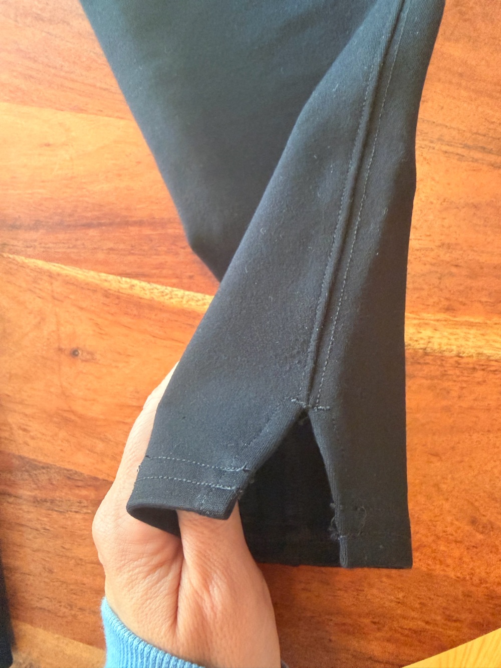 SPANX Black Leggings with Red Brand Tag size M Tall - Picture 7 of 7